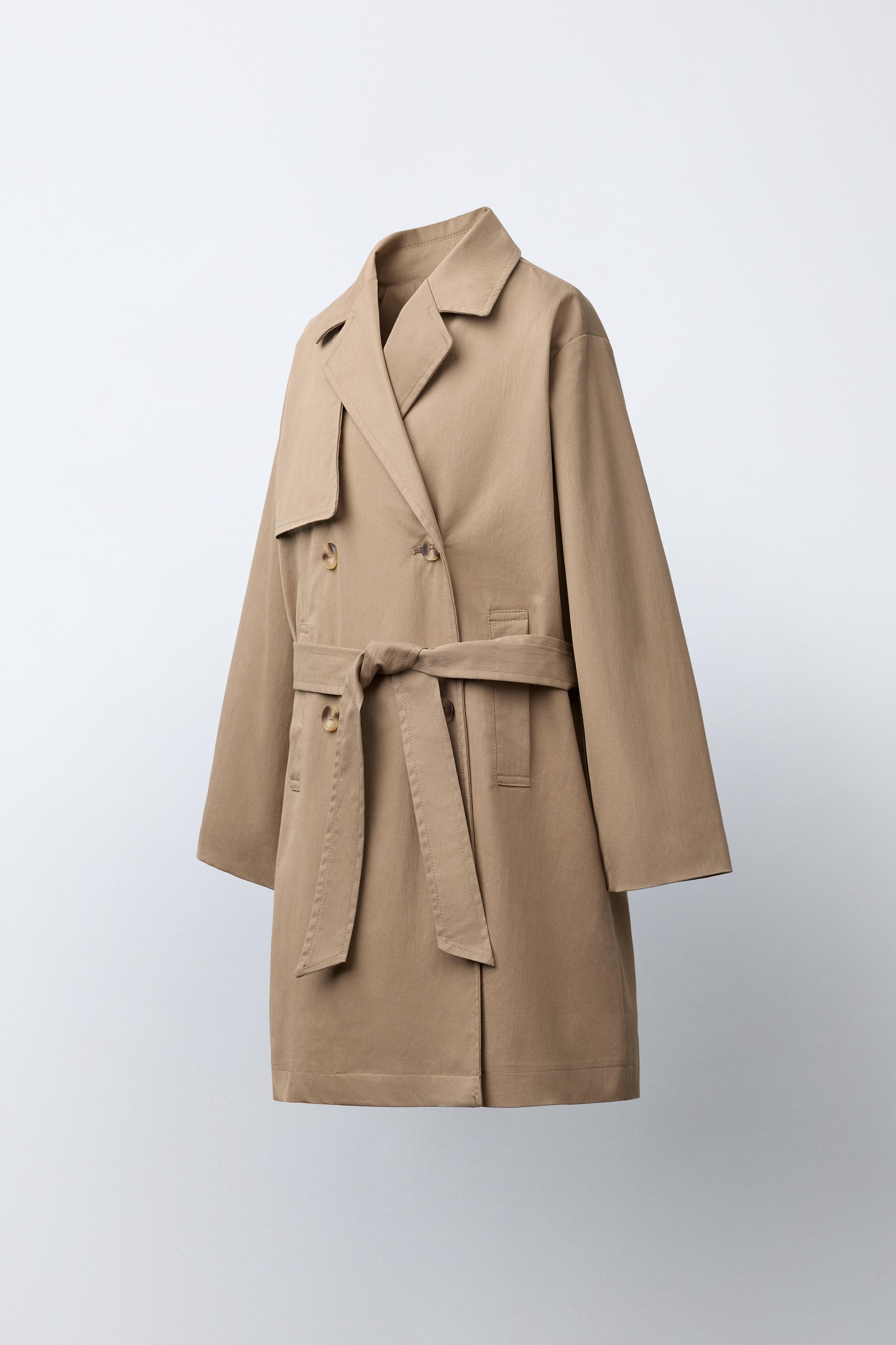 TRENCH LONG À CEINTURE